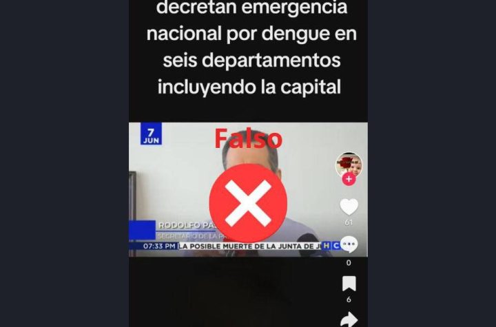 Alerta falsa la emergencia por dengue en Honduras es en todo el país, no solo en seis departamentos