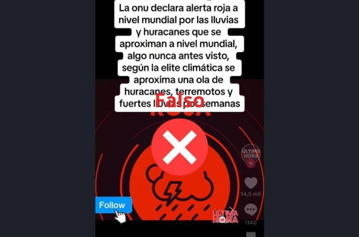 No hay registro de una alerta roja mundial por huracanes, terremotos y lluvias