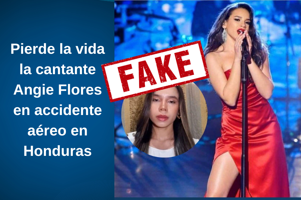 Desmienten rumores sobre la muerte de la cantante hondureña Angie Flores tras accidente aéreo en Roatán