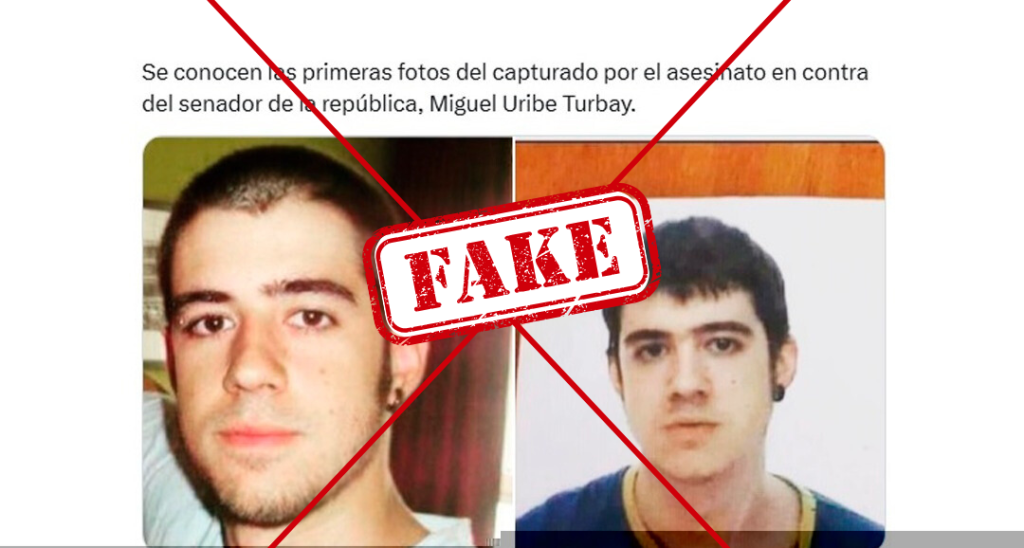 Desinformación sobre el atentado a Miguel Uribe Turbay y la viralización de imágenes falsas